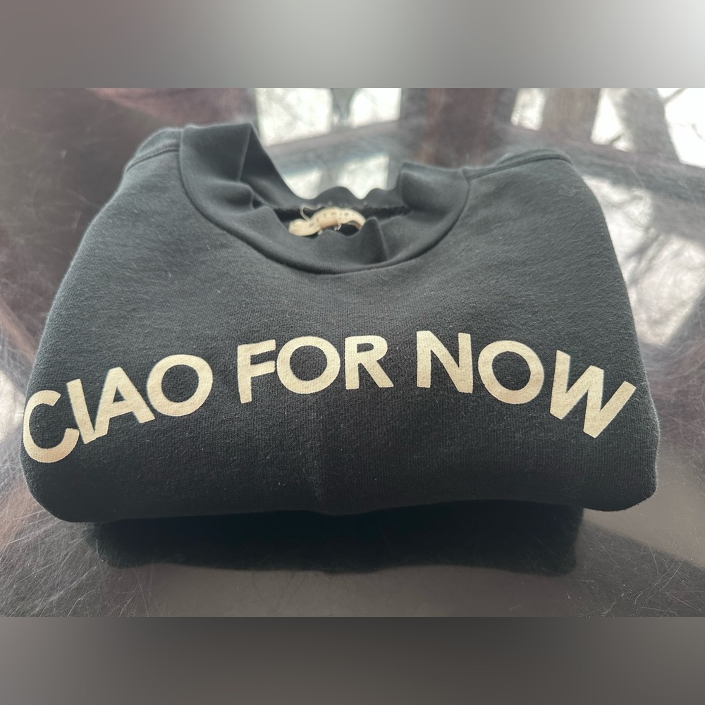Madewell Gray 'Ciao For Now' Sweatshirt